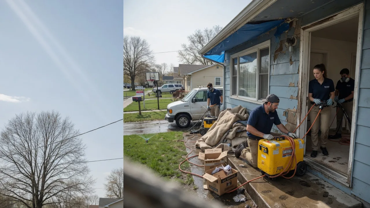Basement Flood Cleanup in Tryon, OK near me
